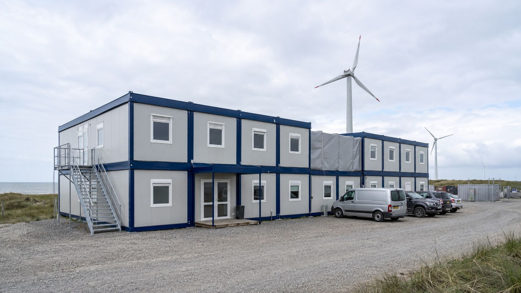 Coastal Wind Farm Modular Building Case Study in Esbjerg, Denmark