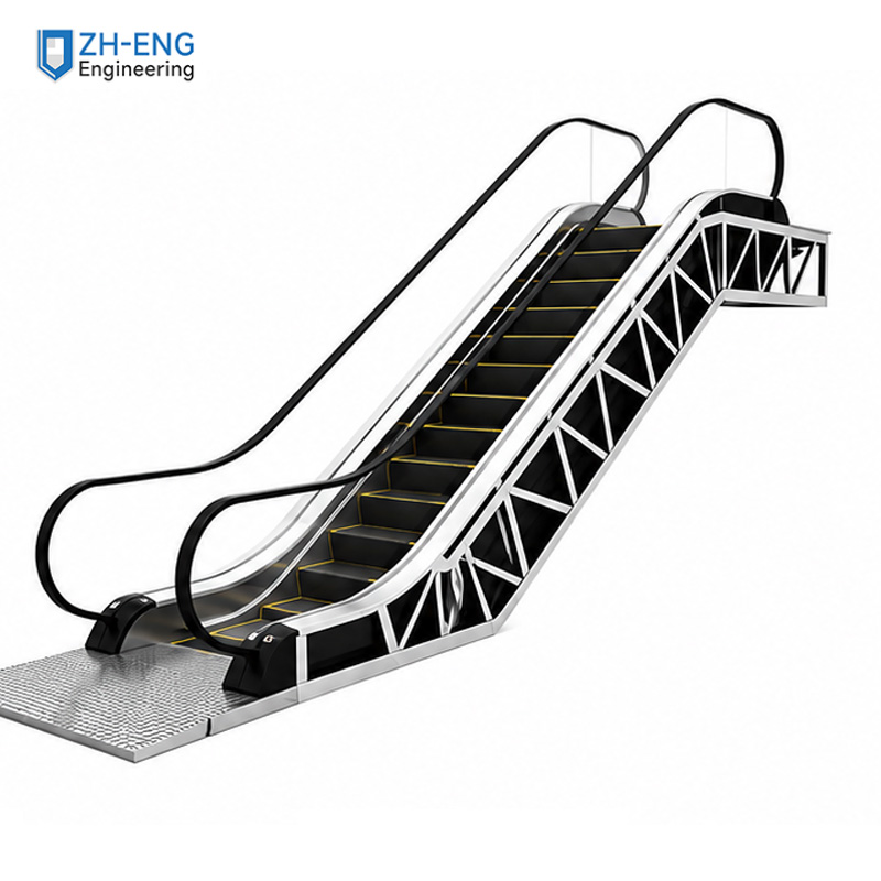 Commercial Automatic Escalator‑Exposed Stainless Steel Truss