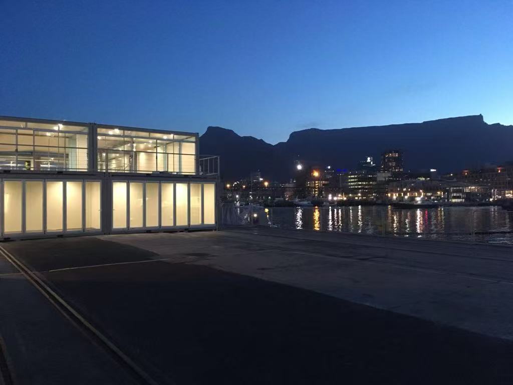 Waterfront Two-Story Container Showroom | Mobile Housing Case Study