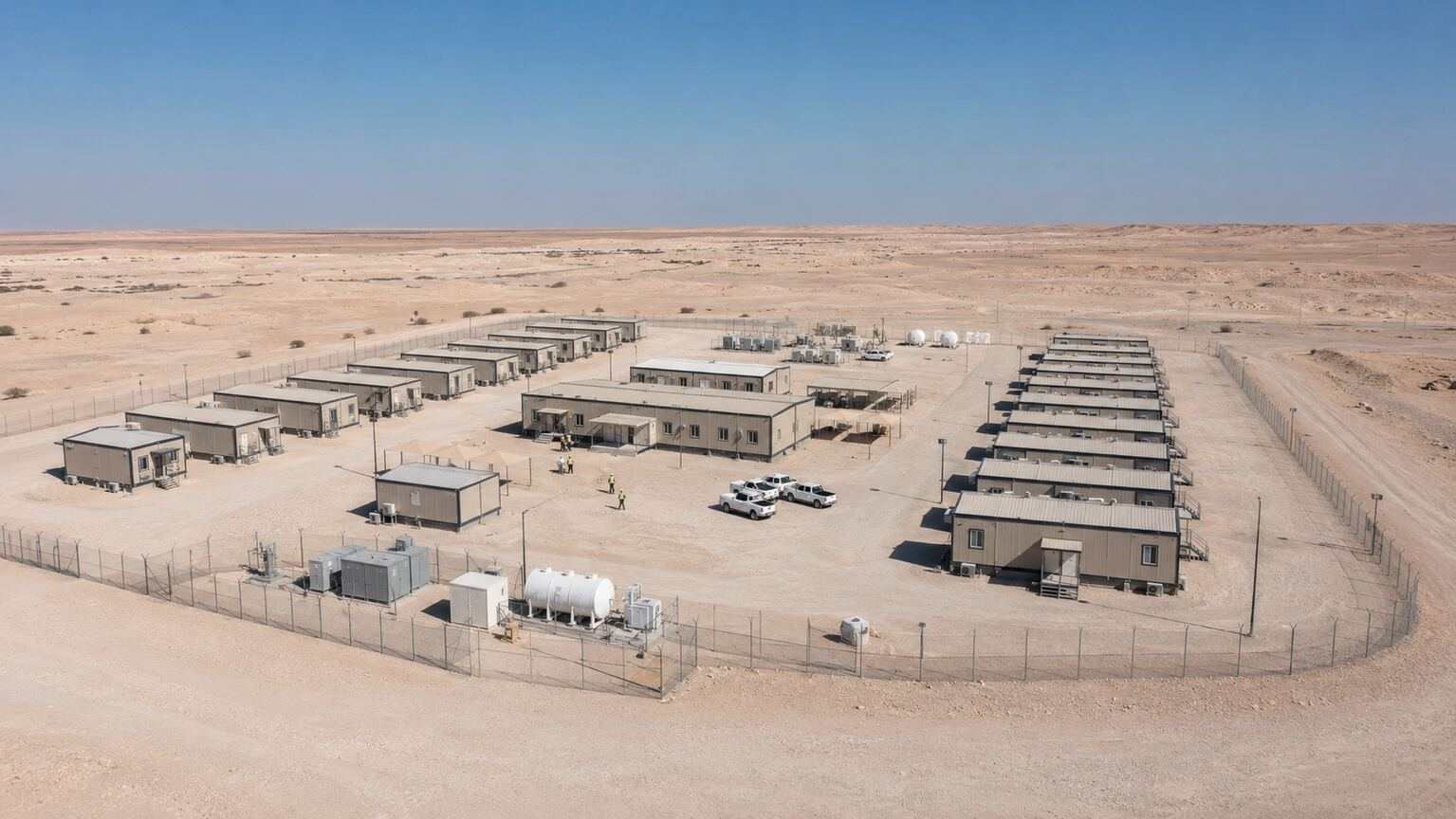 Military Modular Camp in Abu Dhabi | Prefabricated Defense Base Buildings