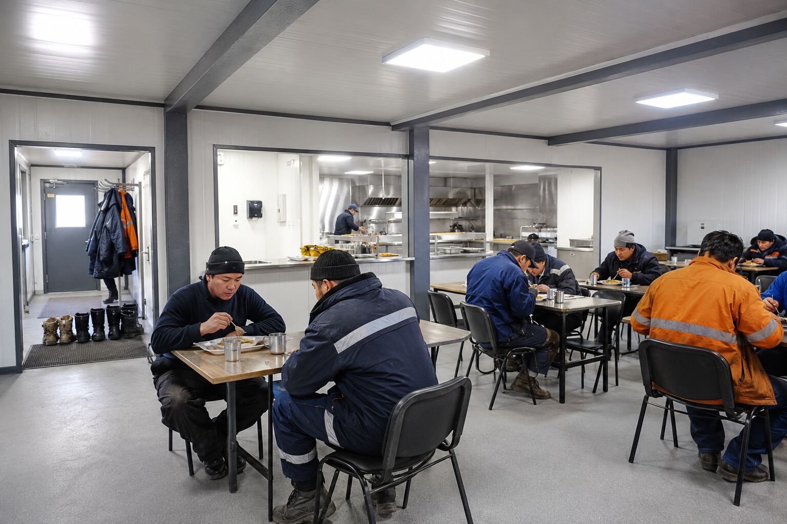 Extreme-Cold Modular Mining Camp in Mongolia: A 96-Person Workforce Accommodation Solution