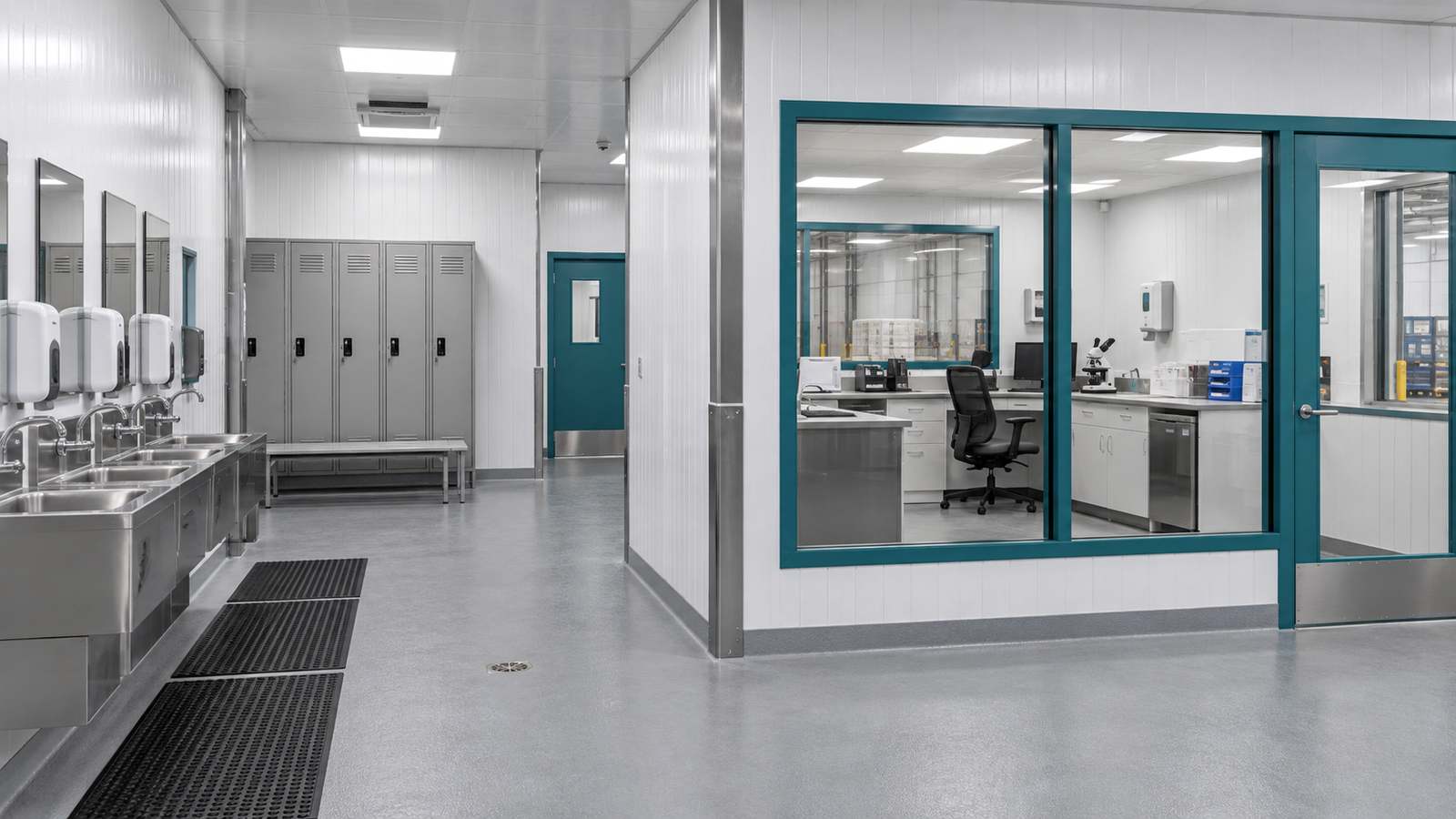 Modular Cold-Chain Produce Inspection and Packing Facility