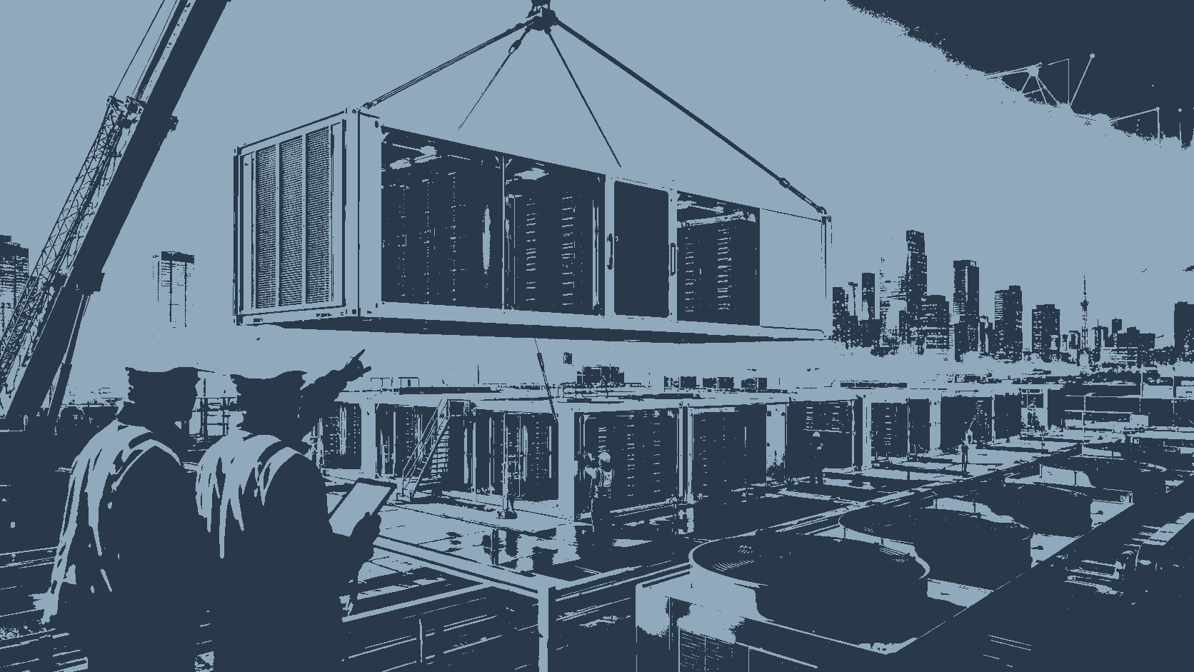 A construção modular do data center acelera a implantação da infraestrutura de IA