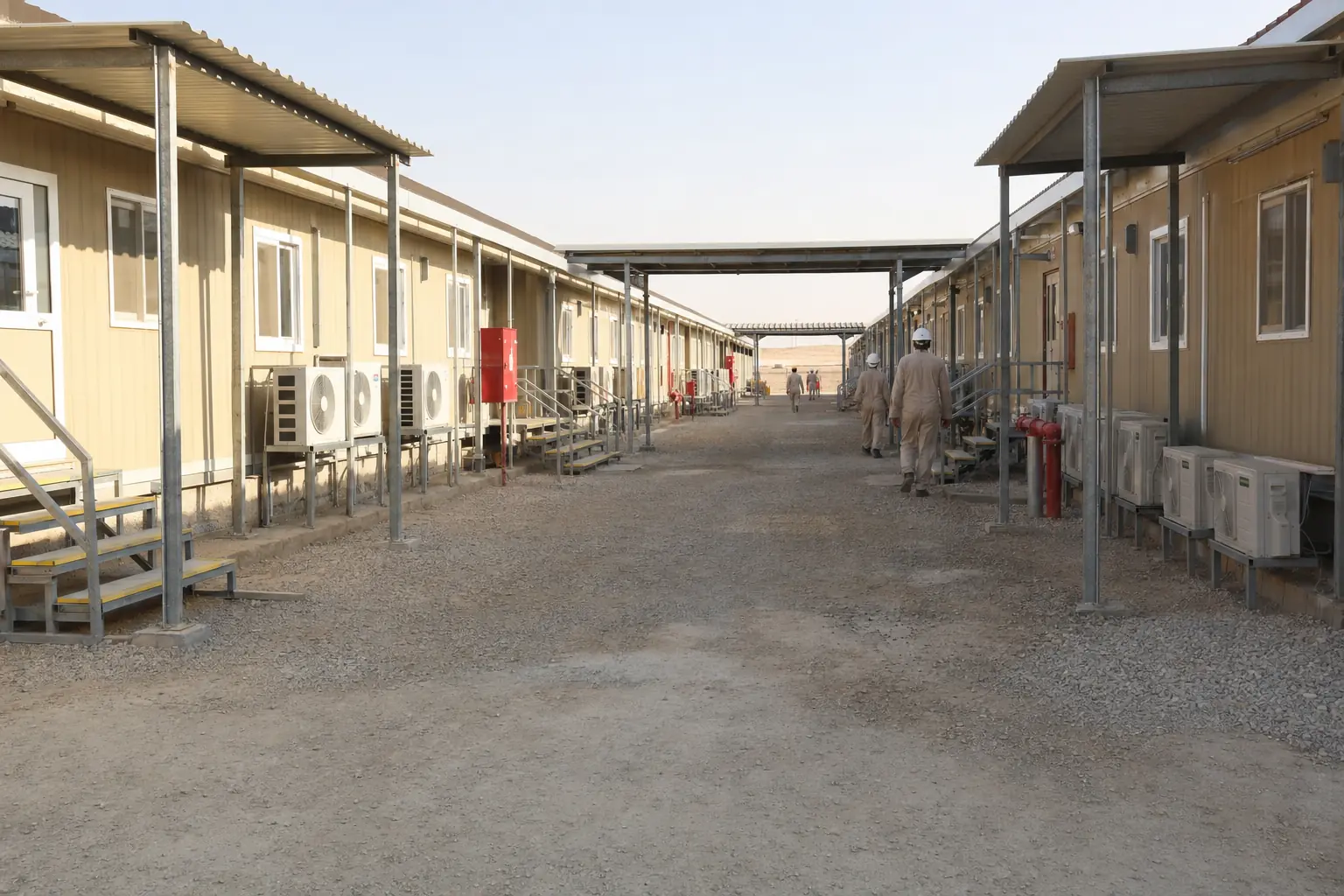 Modular Accommodation Camp for Desert Oilfield Drilling Operations in Saudi Arabia