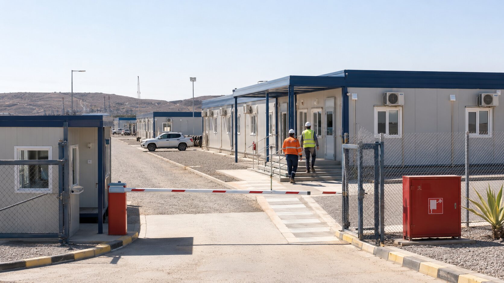 Modular Natural Gas Pipeline Construction Camp in Arzew, Algeria