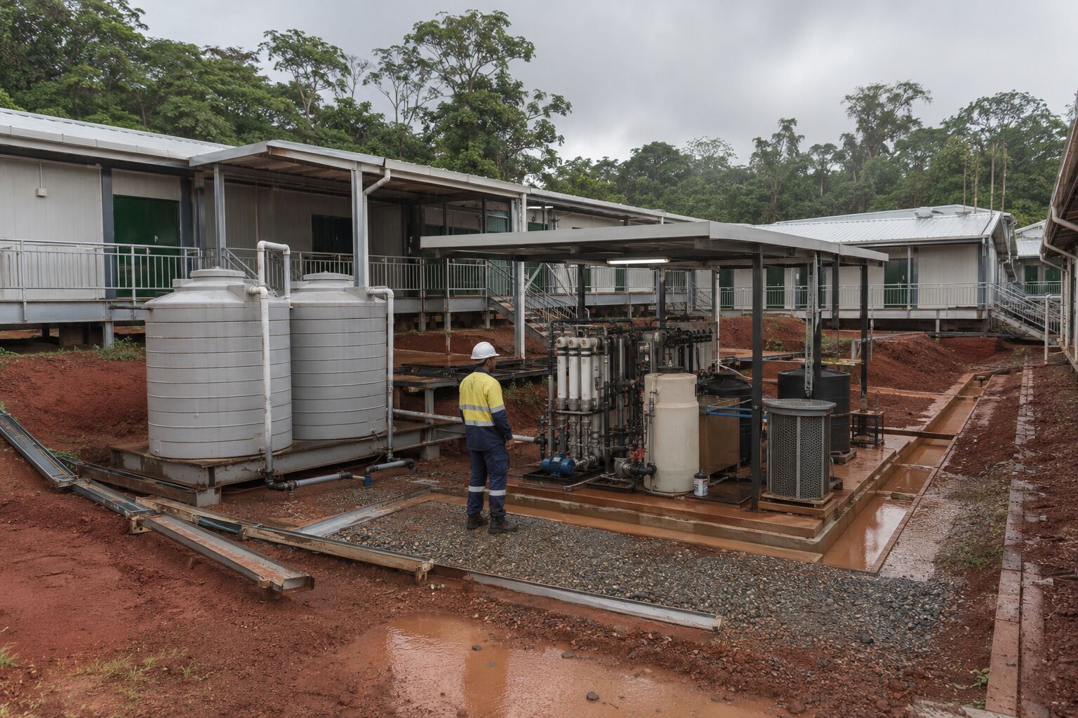 Tropical Modular Mining Camp in Guinea: Rapid Workforce Accommodation for a Remote Bauxite Project