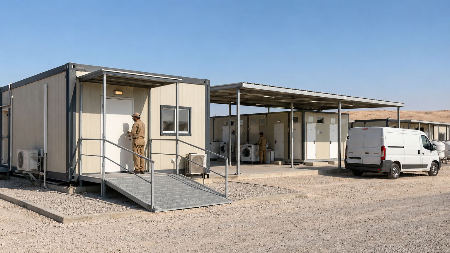 Military Modular Camp in Abu Dhabi | Prefabricated Defense Base Buildings