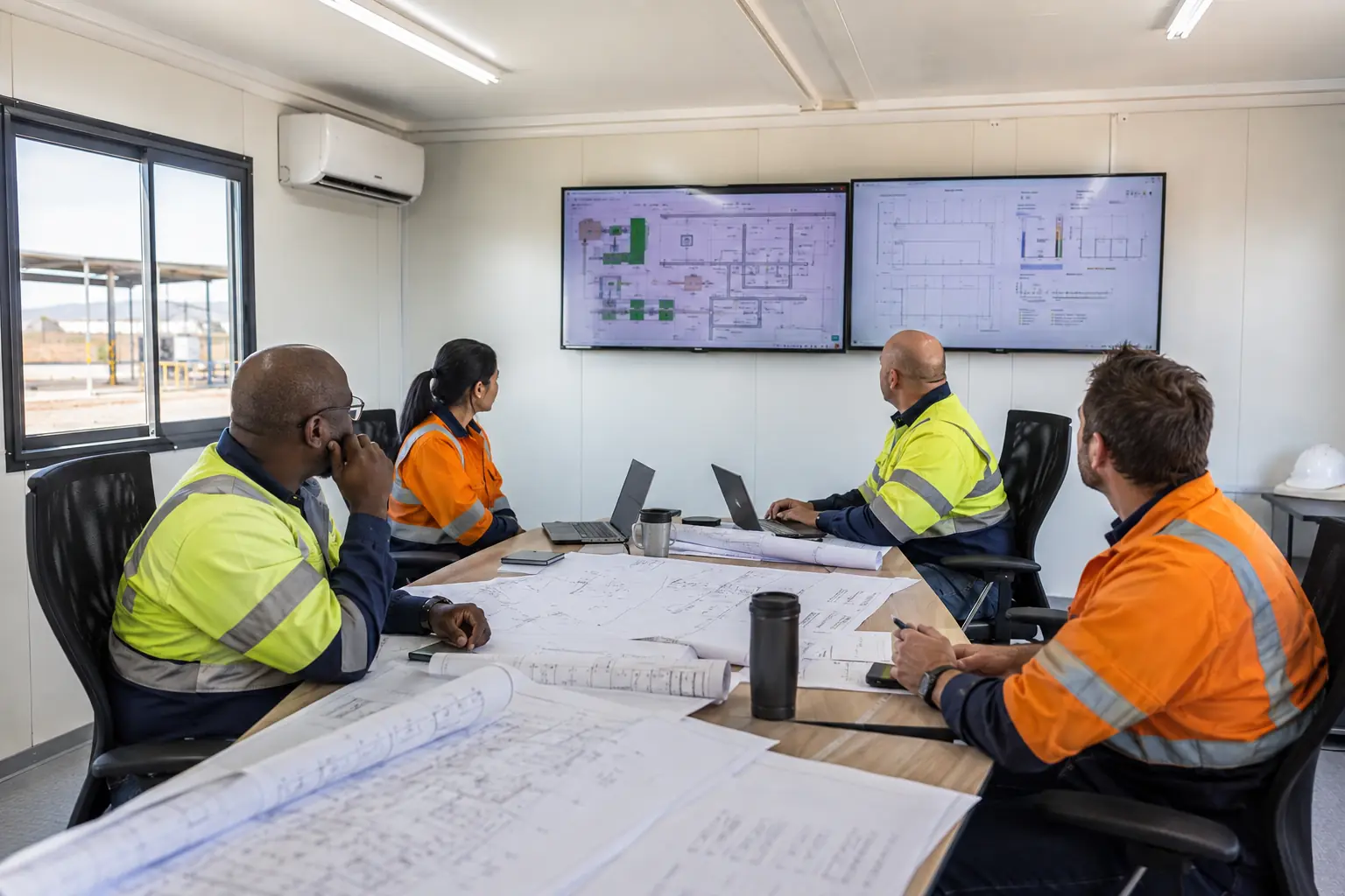 Modular Site Camp for a Solar PV and Battery Storage Project in South Africa