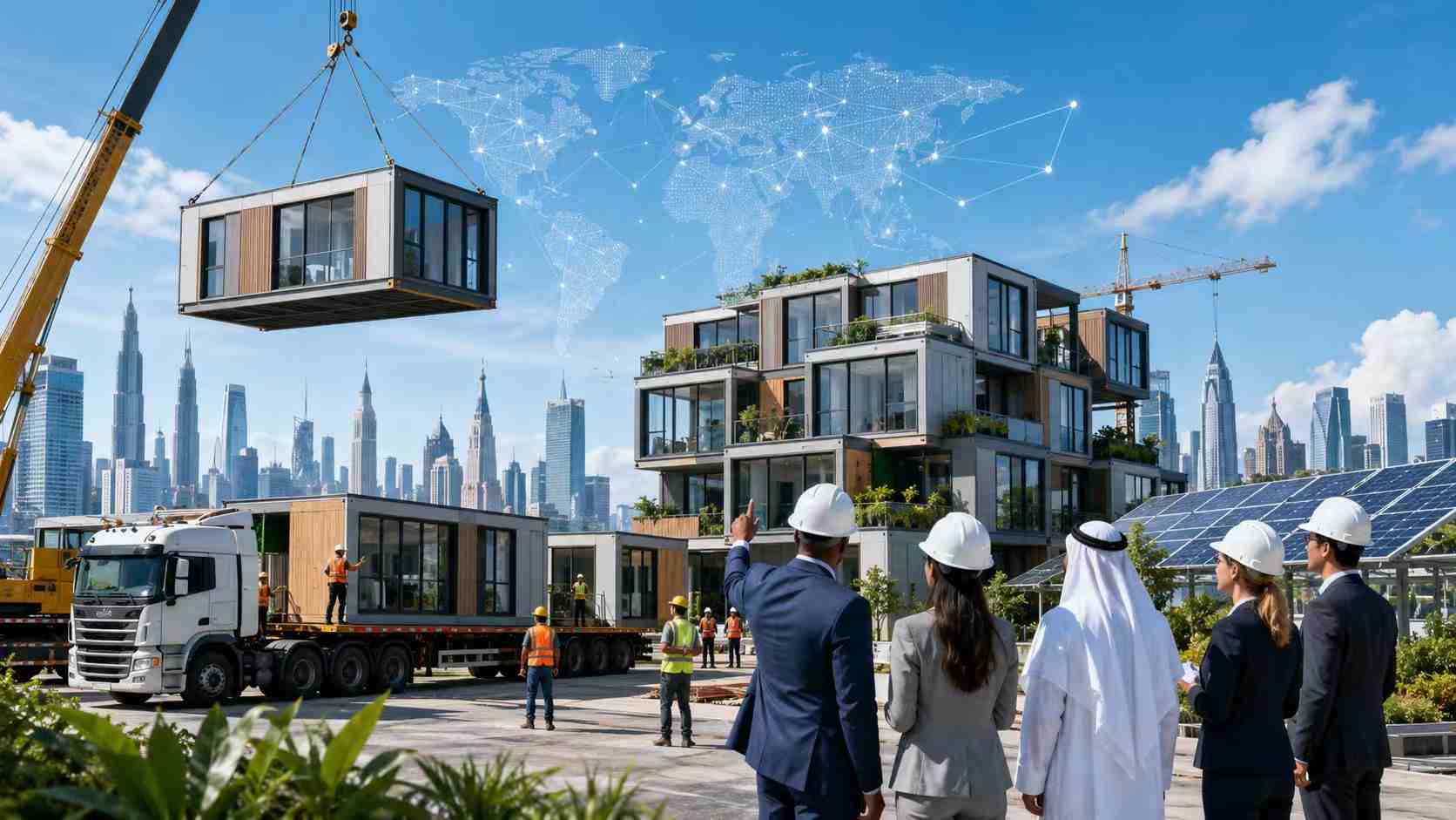 Por que mais projetos internacionais estão escolhendo a construção modular? Quatro tendências para observar