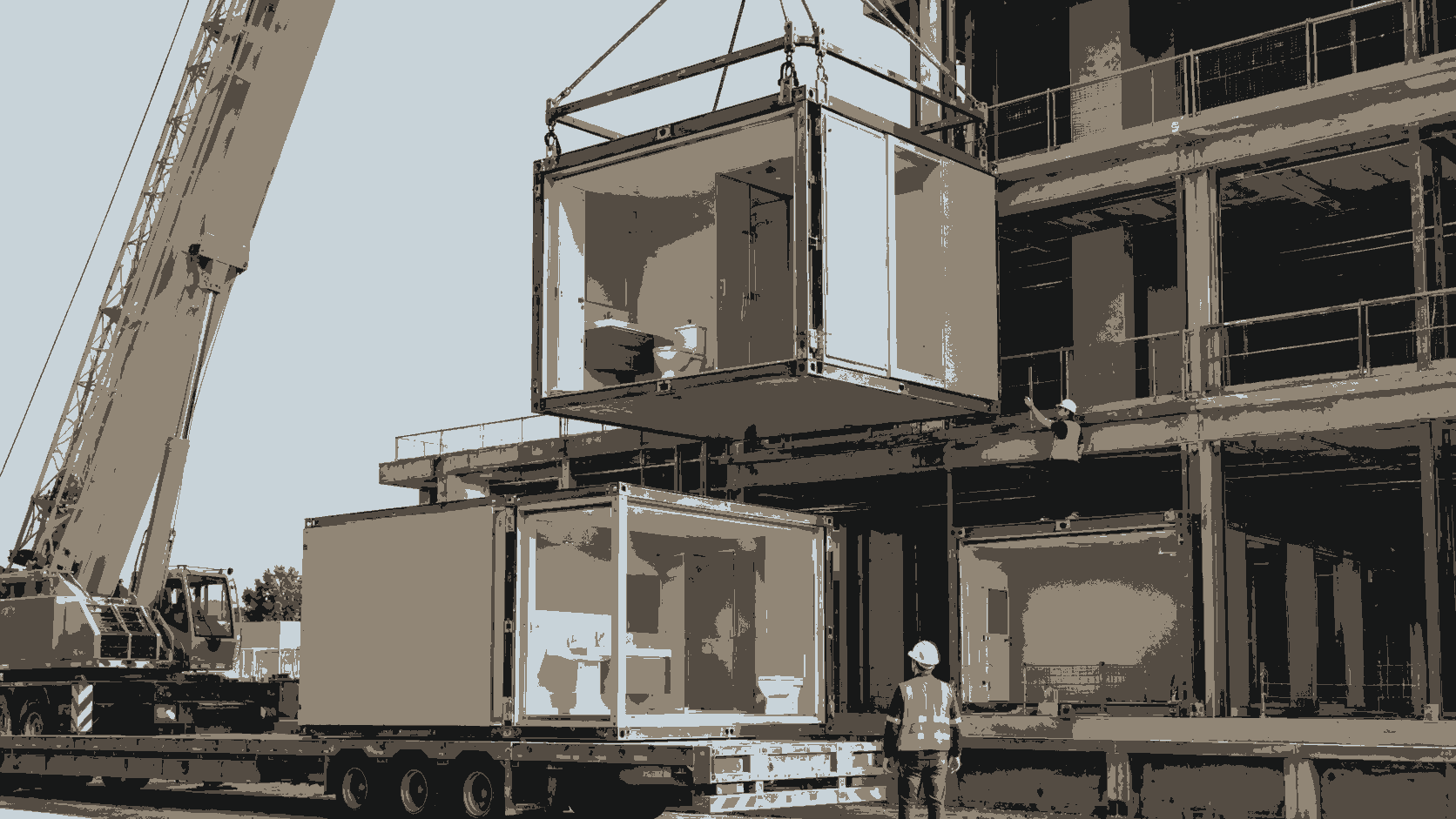 I pod da bagno migliorano l'efficienza di consegna nei progetti di costruzione modulari