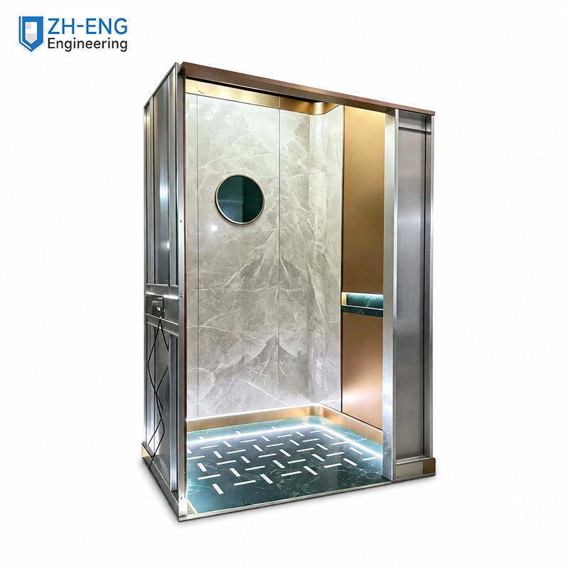 Machine‑Room‑Less (MRL) Villa Passenger Elevator