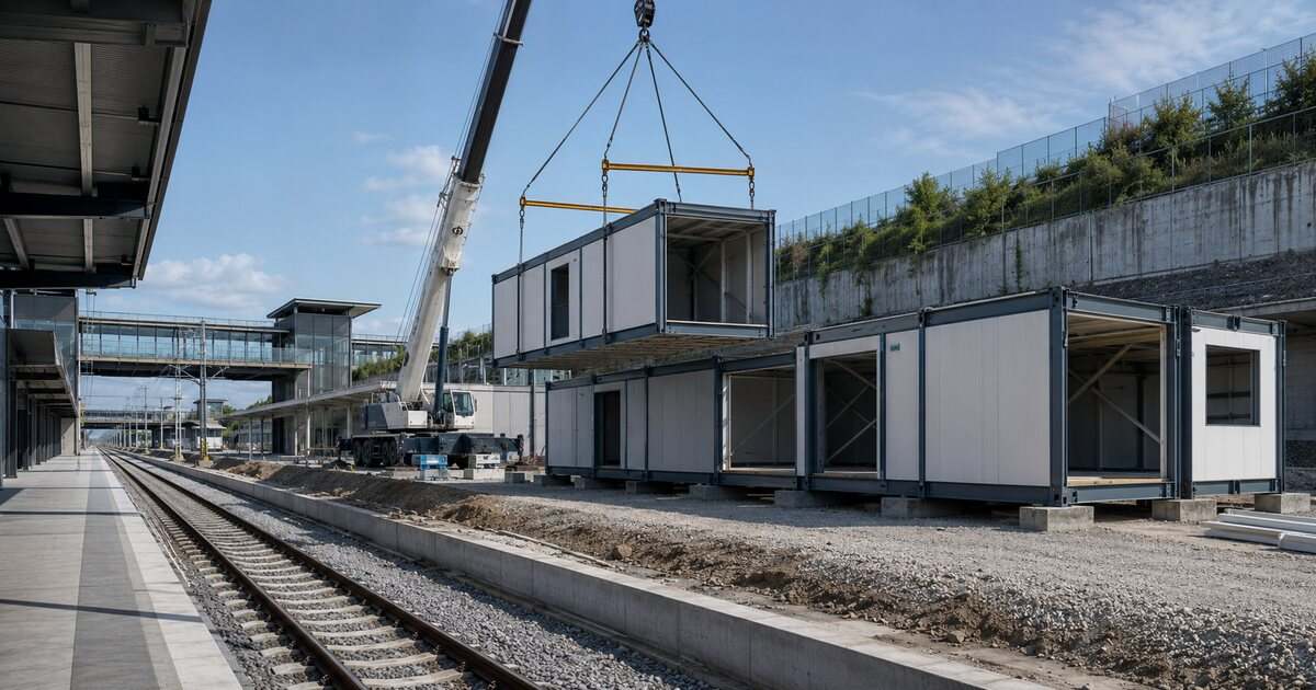 Modular Construction Supports Modern Railway Infrastructure Projects