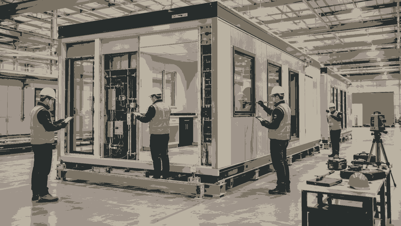 Werksabnahmetests verbessern die Qualitätssicherung im modularen Aufbau