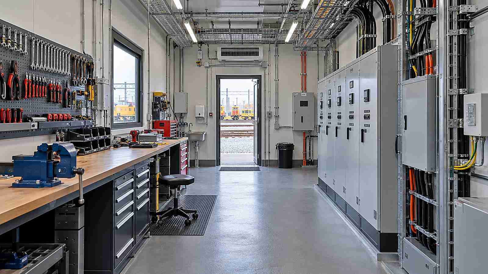 Modular Rail Maintenance Welfare and Control Facility