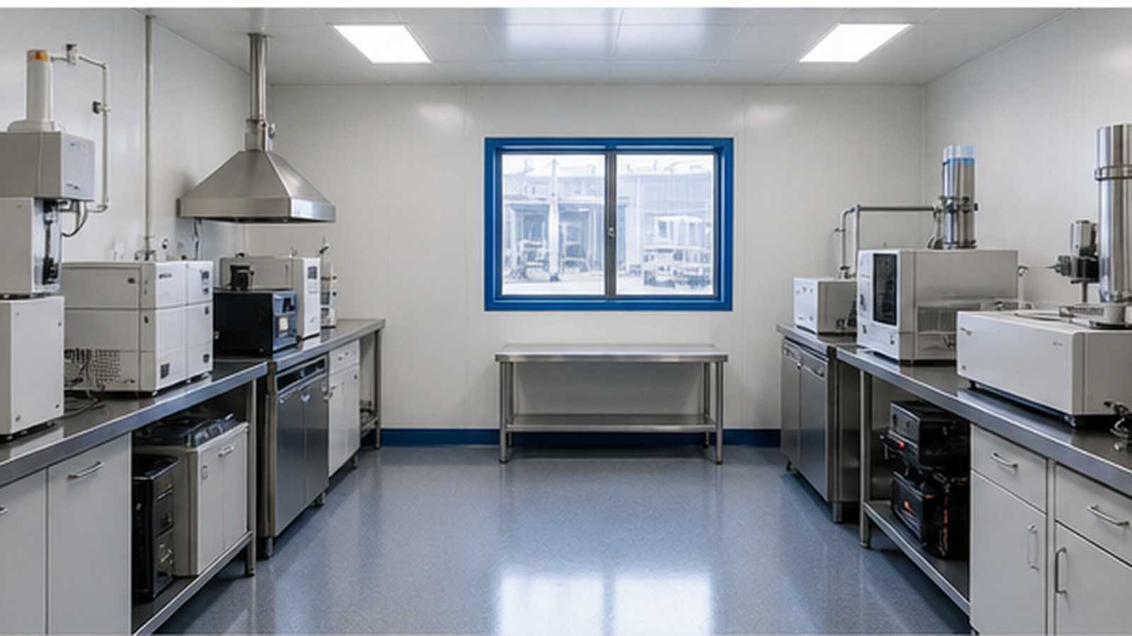Modular Food-Processing Quality Laboratory and Sample Room