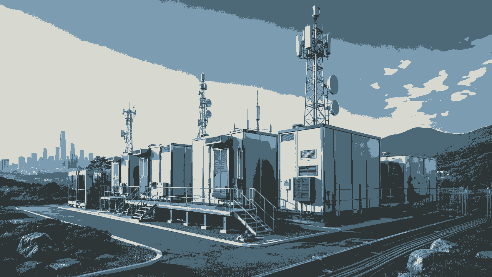 Gli edifici modulari degli hub di telecomunicazioni supportano l'espansione dell'infrastruttura digitale