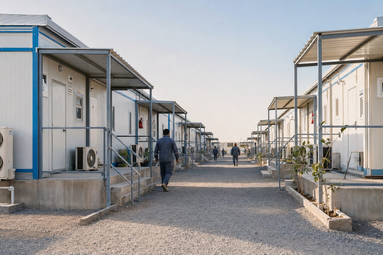 Modular Accommodation Camp for Oil & Gas Pipeline Construction in Basra, Iraq (2024)