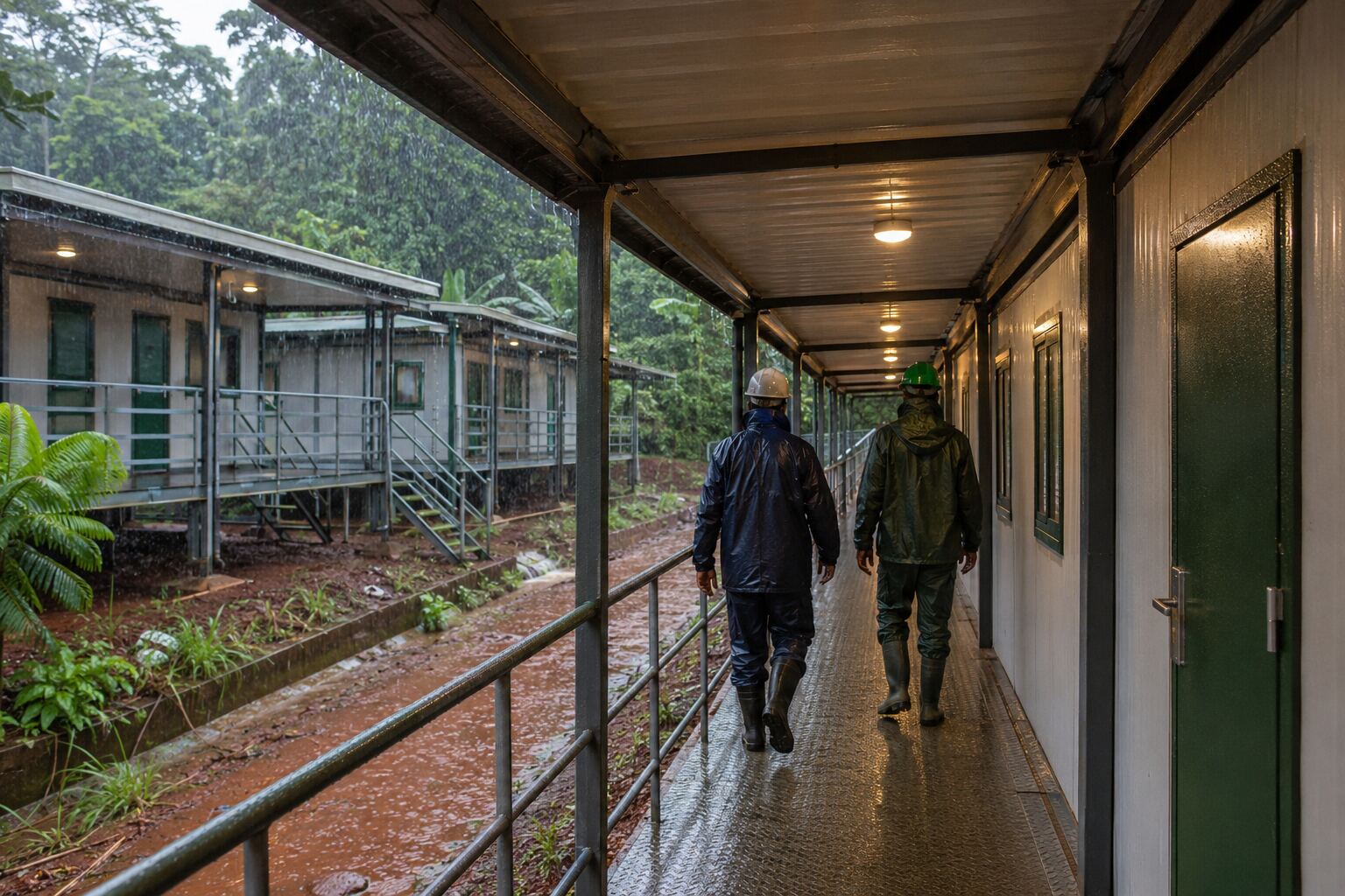 Tropical Modular Mining Camp in Guinea: Rapid Workforce Accommodation for a Remote Bauxite Project
