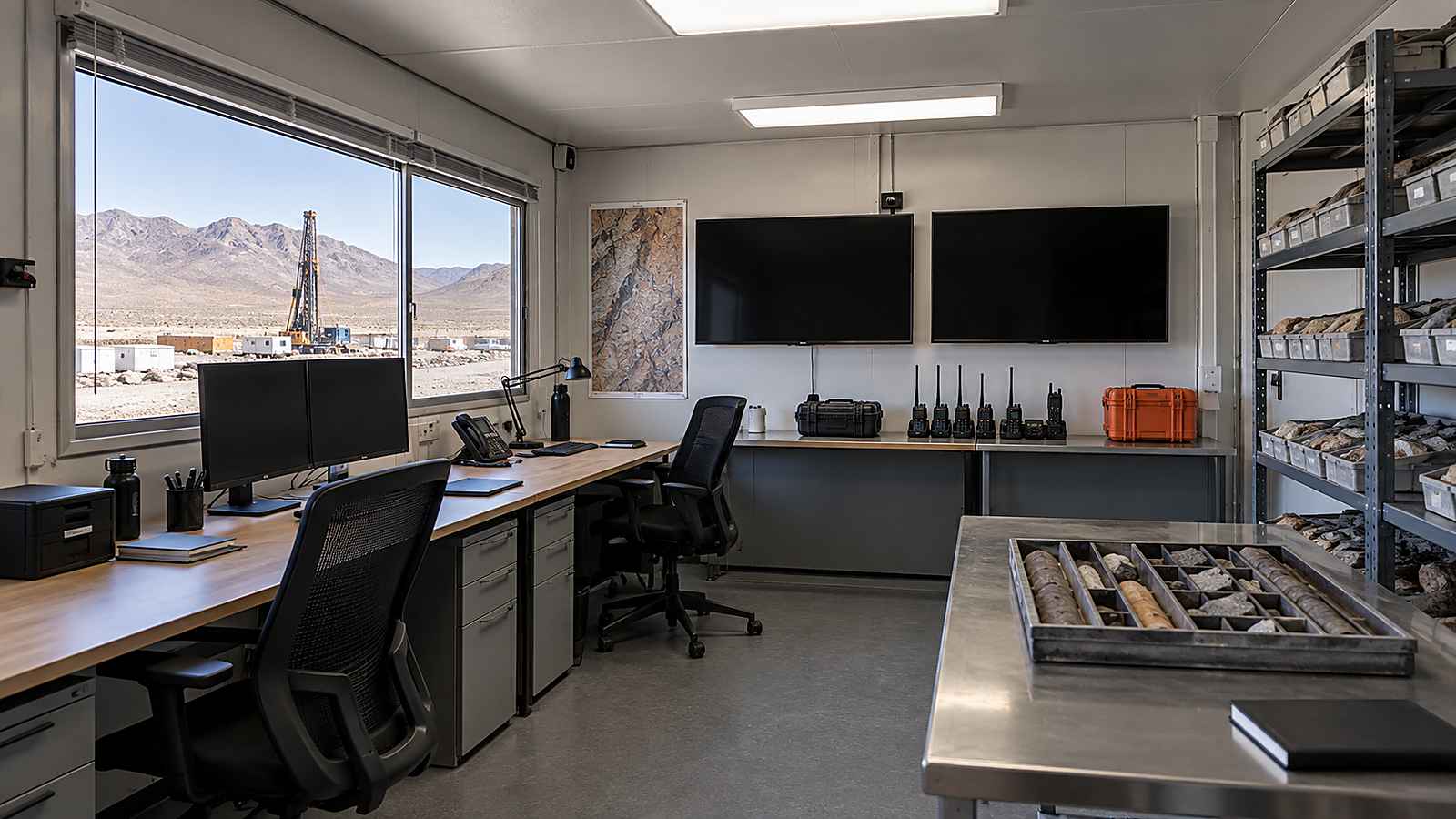 Modular Mining Exploration Camp in the Atacama