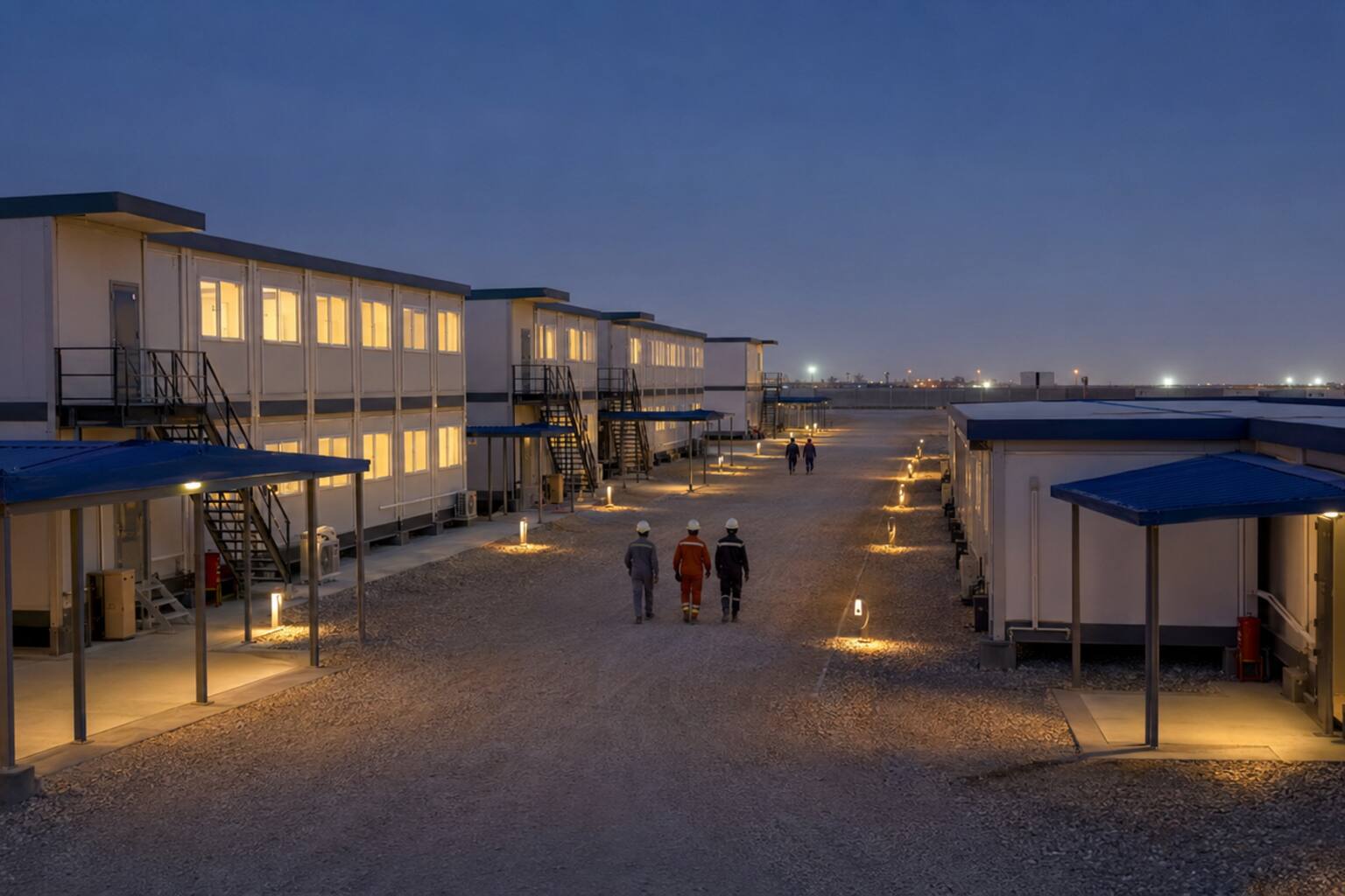 Modular Accommodation Camp for Natural Gas Processing Project in Al Khobar, Saudi Arabia