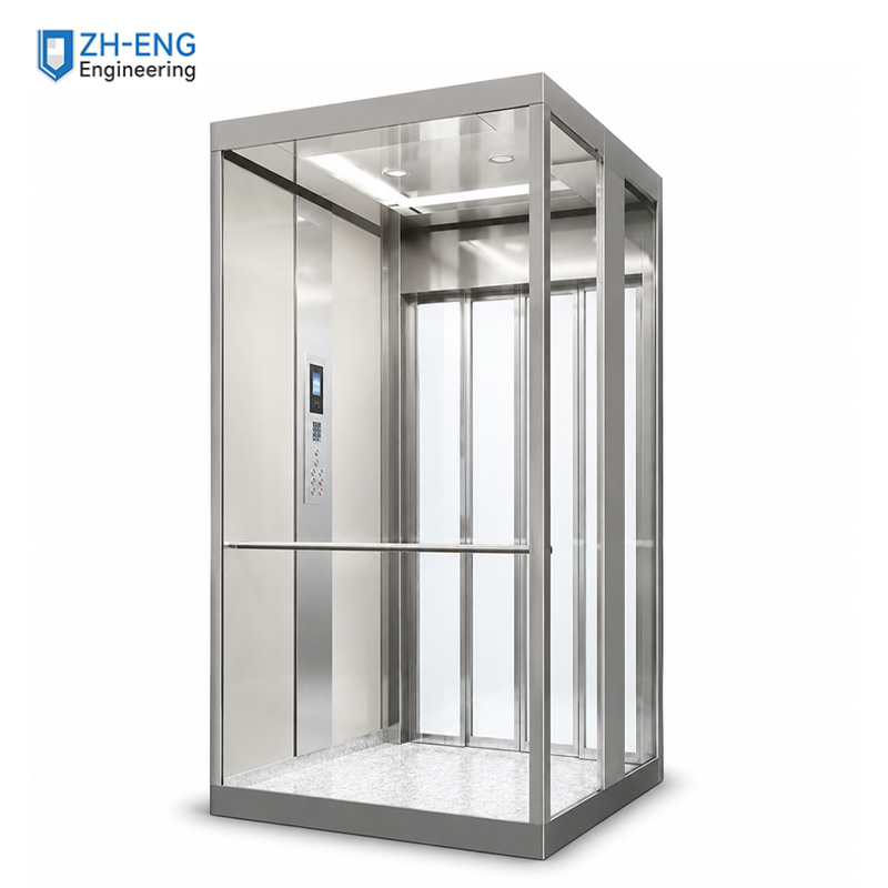 Square Panoramic Villa Home Elevator