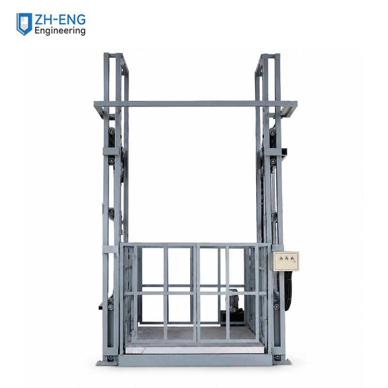 Guide‑rail Hydraulic Goods Lift