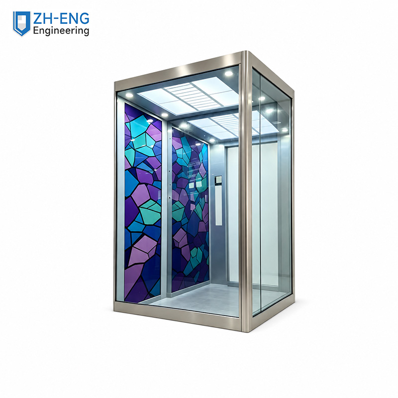 Machine‑Room‑Less (MRL) Villa Passenger Elevator
