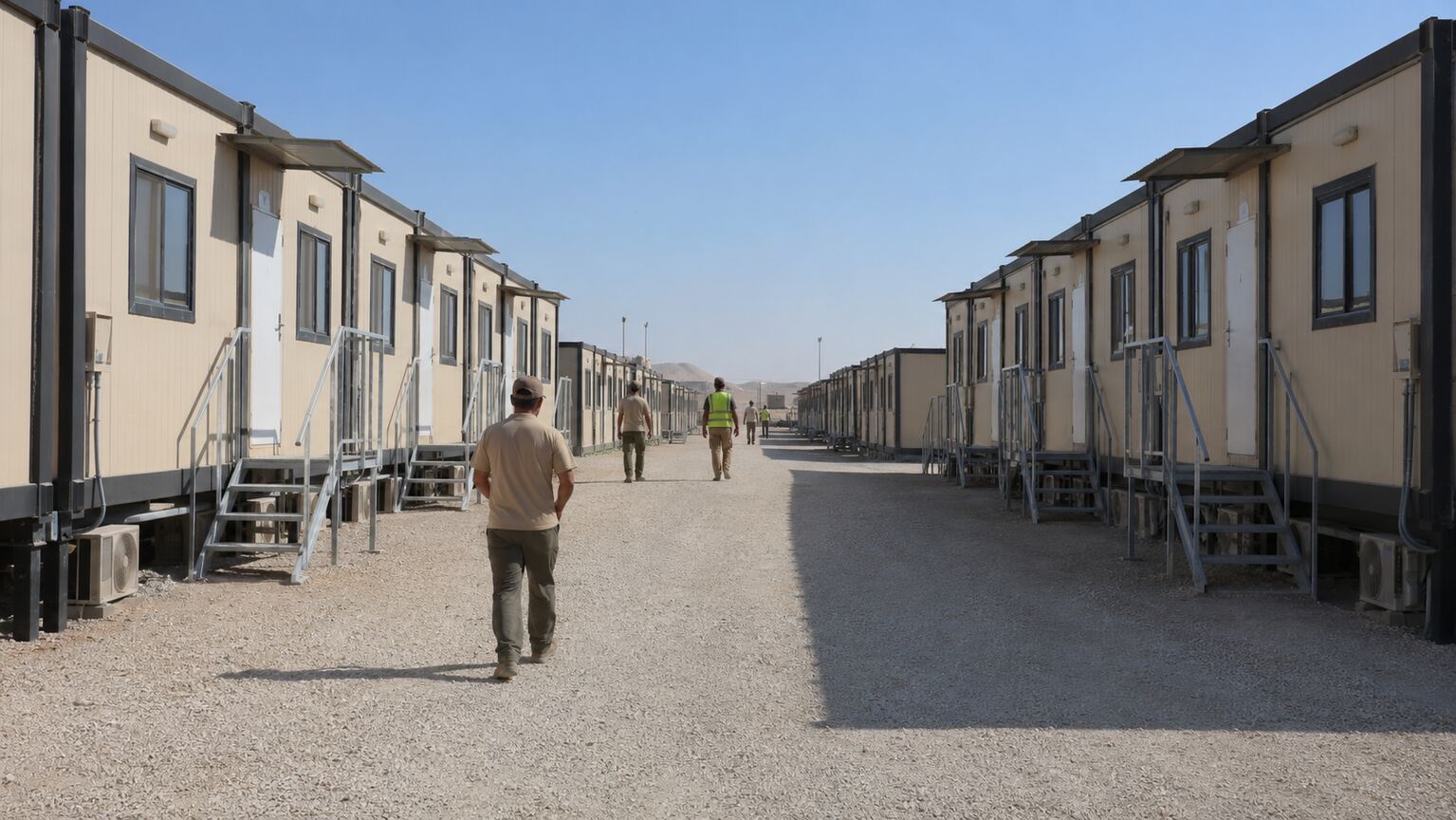 Military Modular Camp in Abu Dhabi | Prefabricated Defense Base Buildings