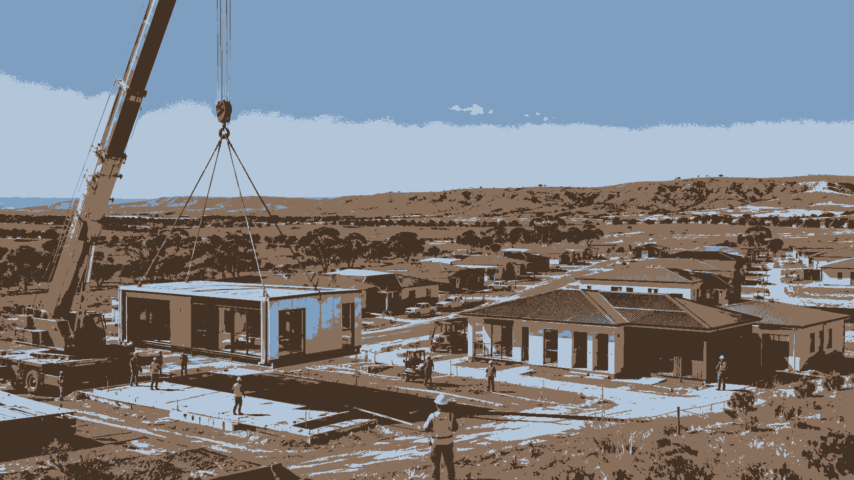 L'Australie du Sud fait avancer un projet de logements préfabriqués avec 120 maisons clé en main utilisant des méthodes de construction modernes
