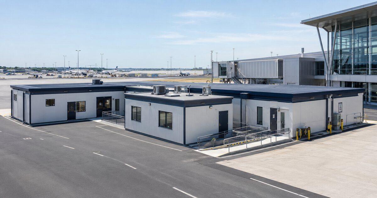 Modular Construction Supports Airport Terminal Support Facilities