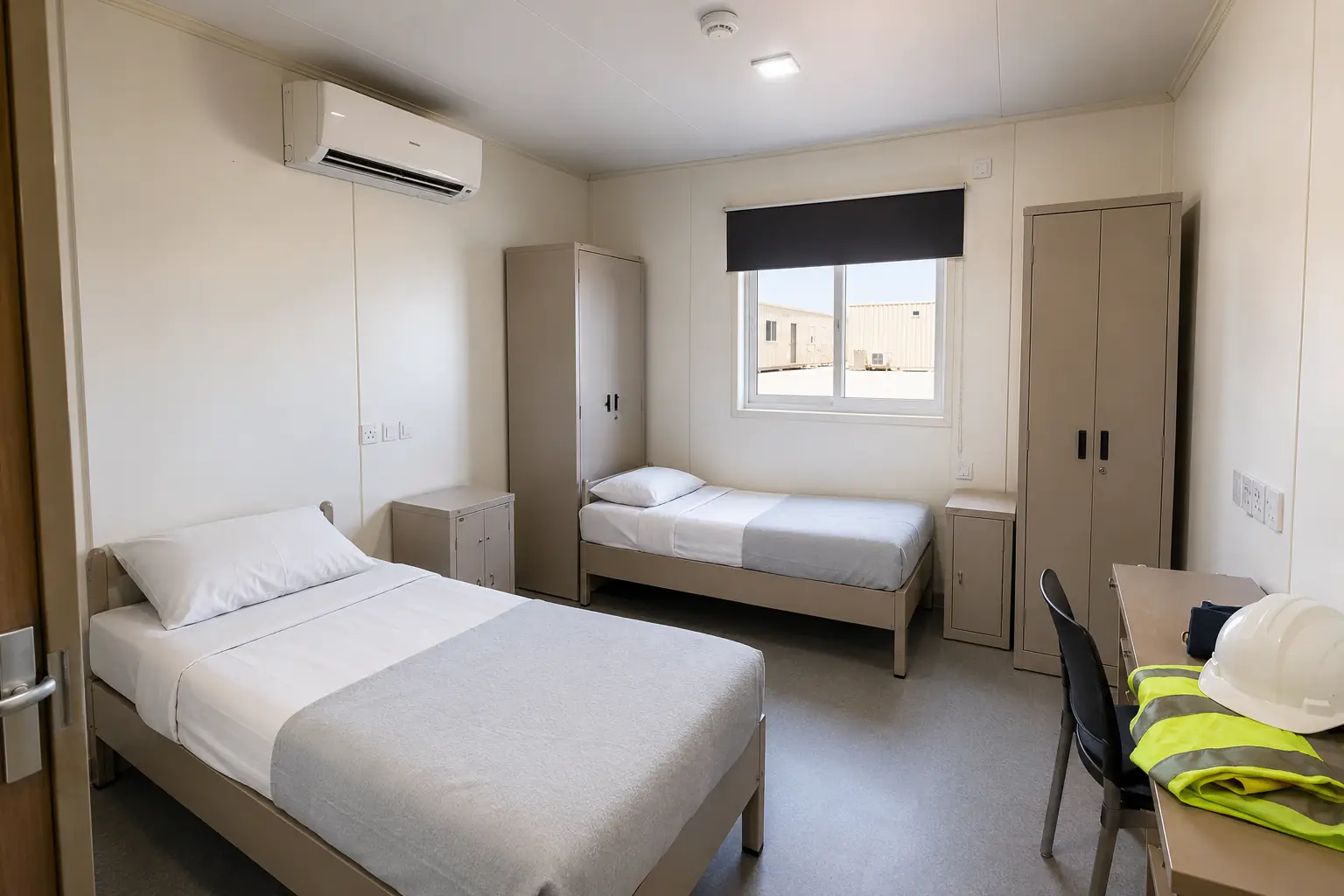 Modular Accommodation Camp for Desert Oilfield Drilling Operations in Saudi Arabia