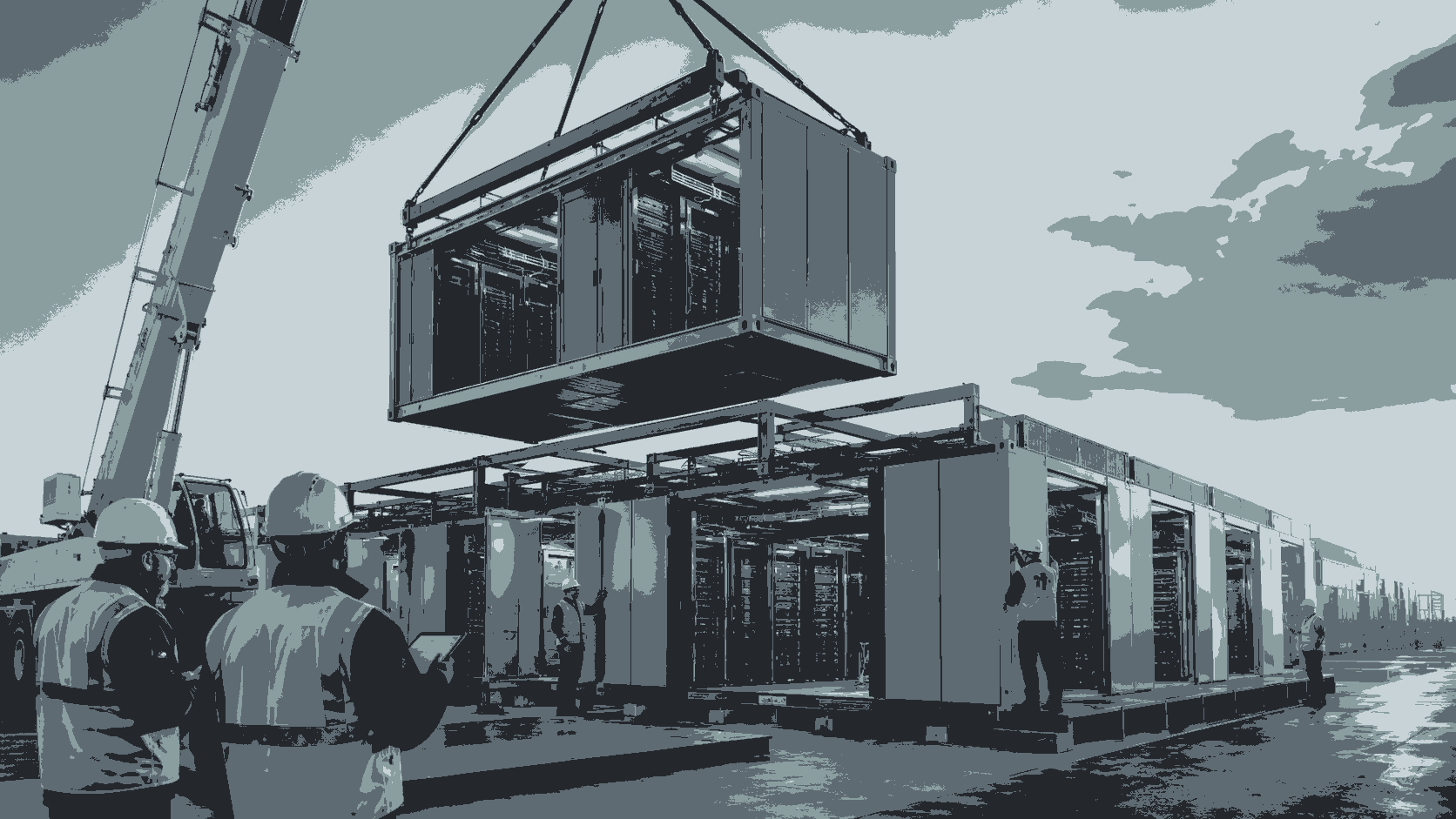Laut Flex kann der Bau eines modularen Rechenzentrums die Projektzeitpläne um rund 30% verkürzen