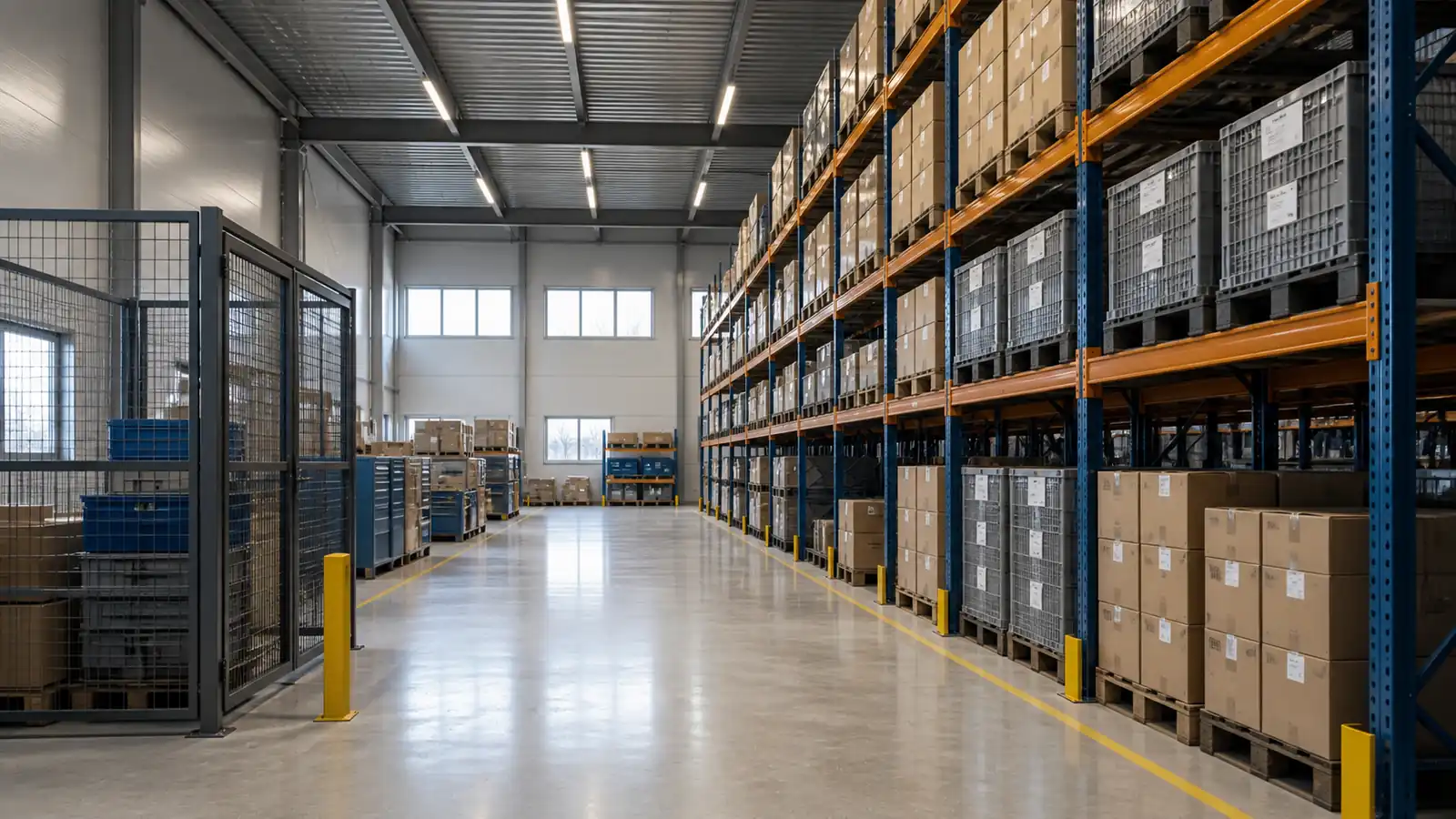 Modular Quality-Control Workshop and Parts Warehouse for a Manufacturing Plant in Poland