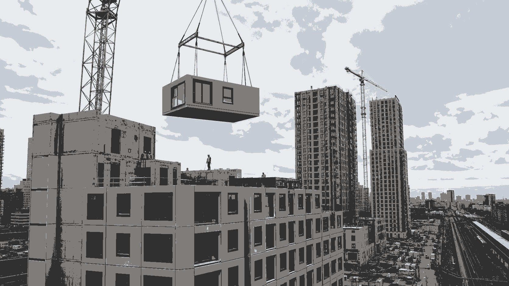 Large Modular Housing Project Begins Assembly in The Hague: 1,748 Prefabricated Modules to Form 1,171 Homes