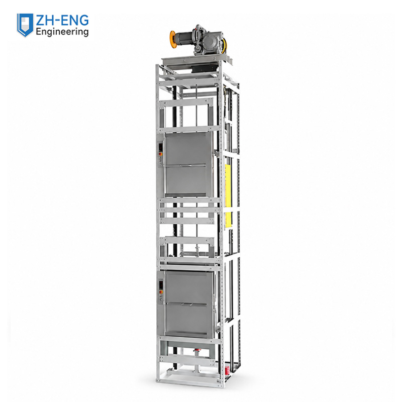 Aluminum‑alloy Frame Dumbwaiter Elevator / Food Service Lift