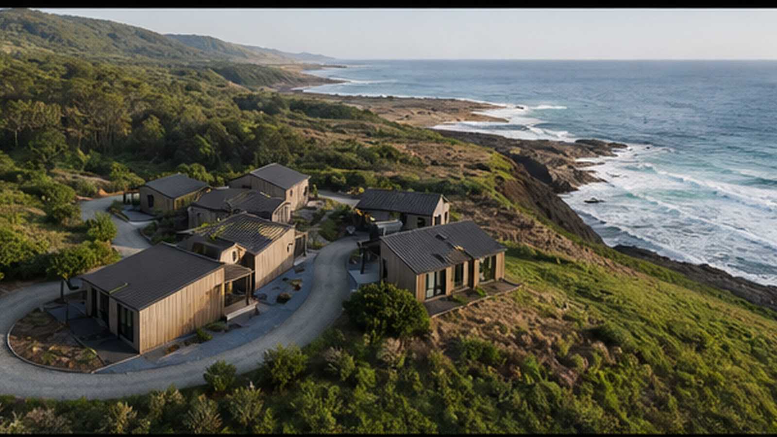 Coastal Modular Eco-Resort Cabin Cluster