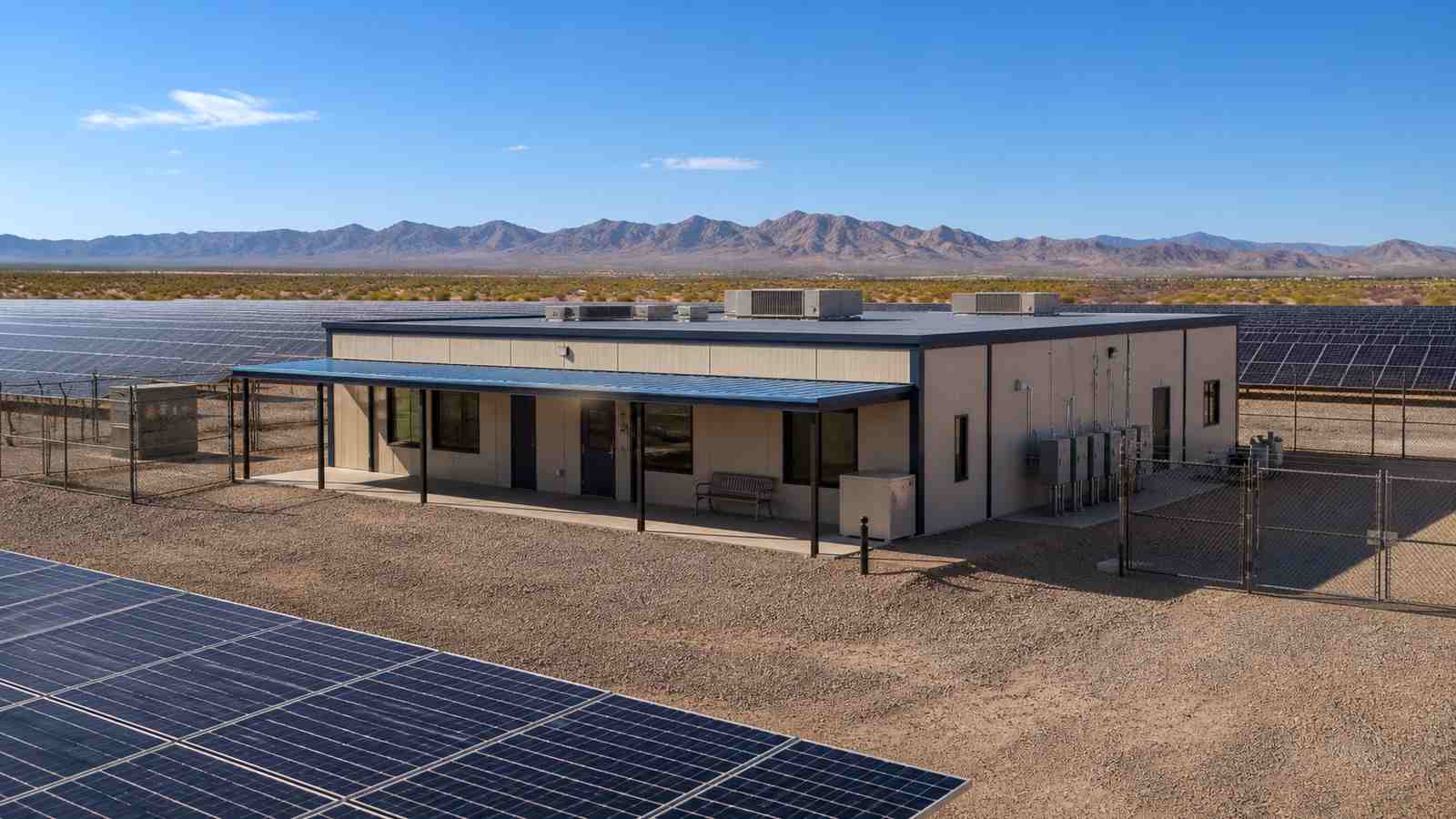 Modular Solar Farm Operations and Maintenance Hub for Remote Arizona