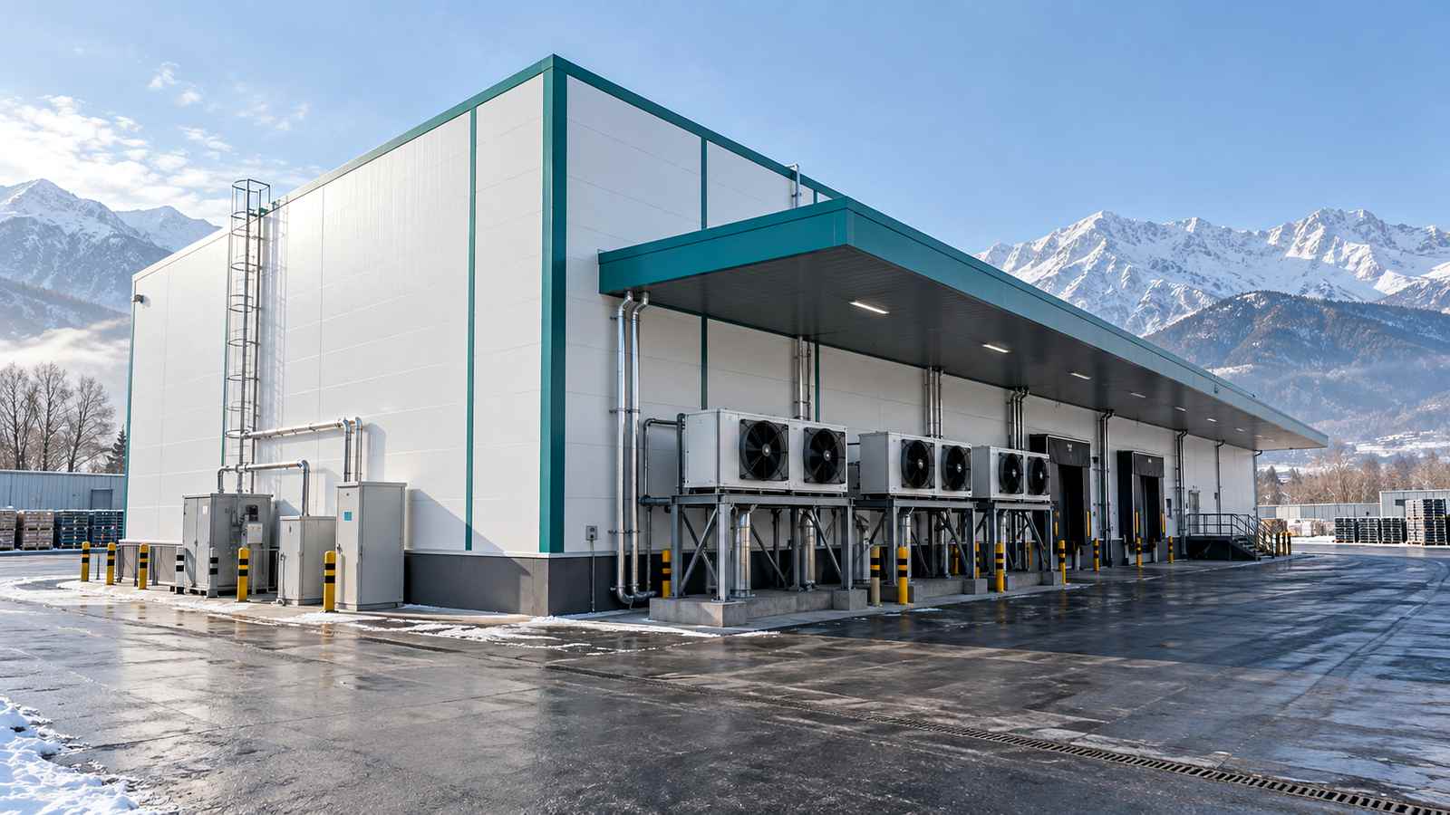 Modular Cold-Chain Produce Inspection and Packing Facility