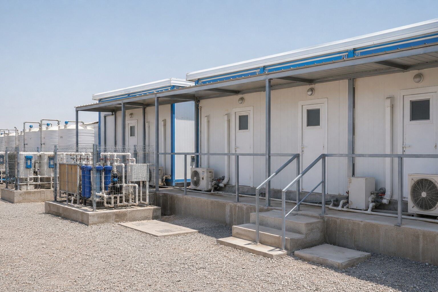 Modular Accommodation Camp for Oil & Gas Pipeline Construction in Basra, Iraq (2024)