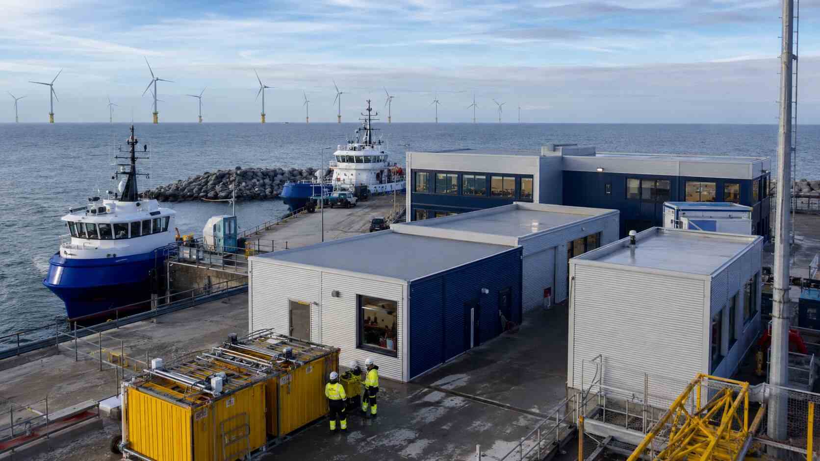 Modular Construction Supports Offshore Wind Operation and Maintenance Facilities
