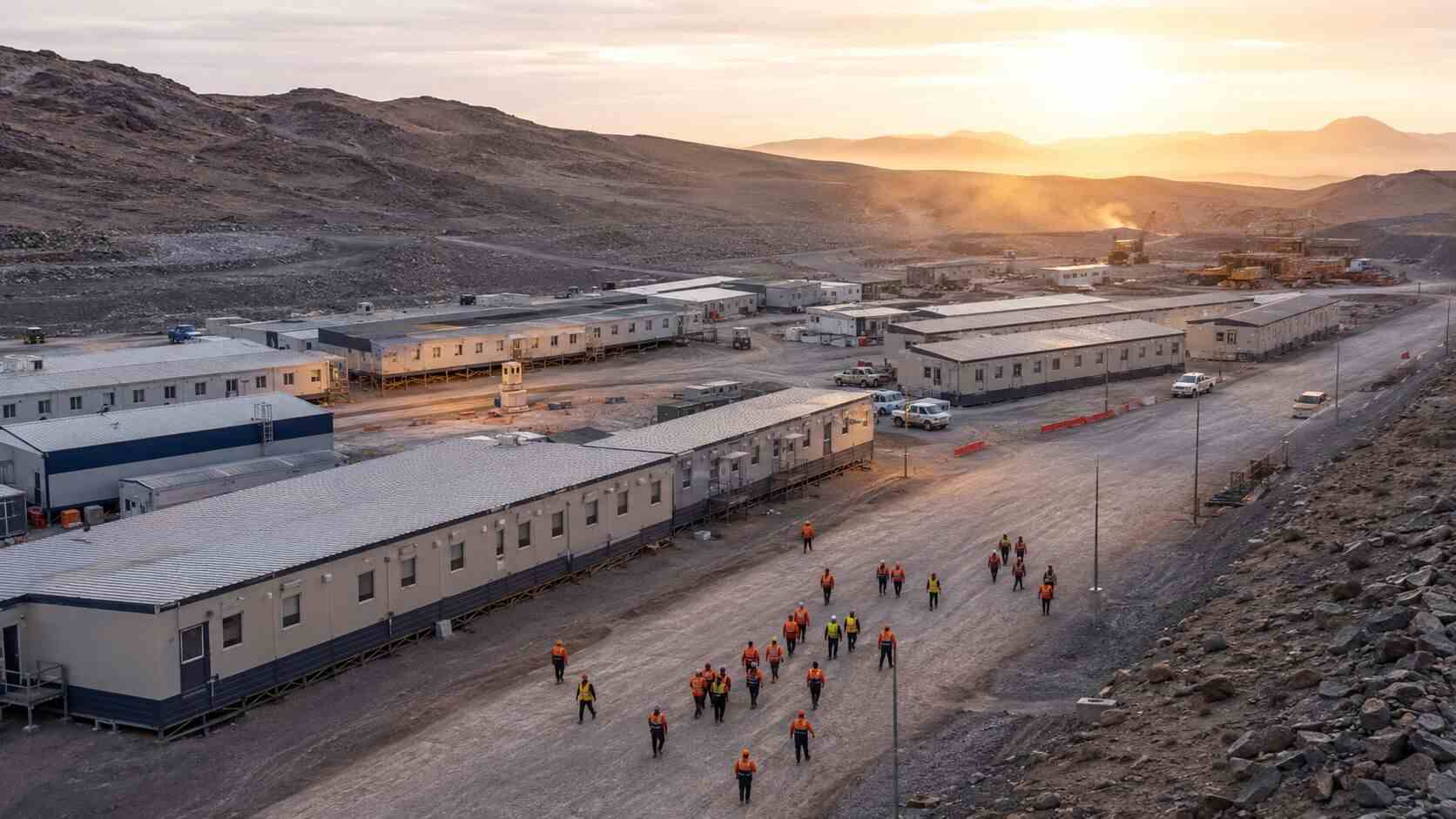 Modularer Aufbau unterstützt die Entwicklung abgelegener Bergbaucamps weltweit