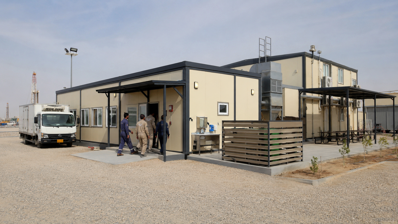 Modular Oilfield Accommodation Camp in Iraq | Oil and Gas Mobile Building Case Study