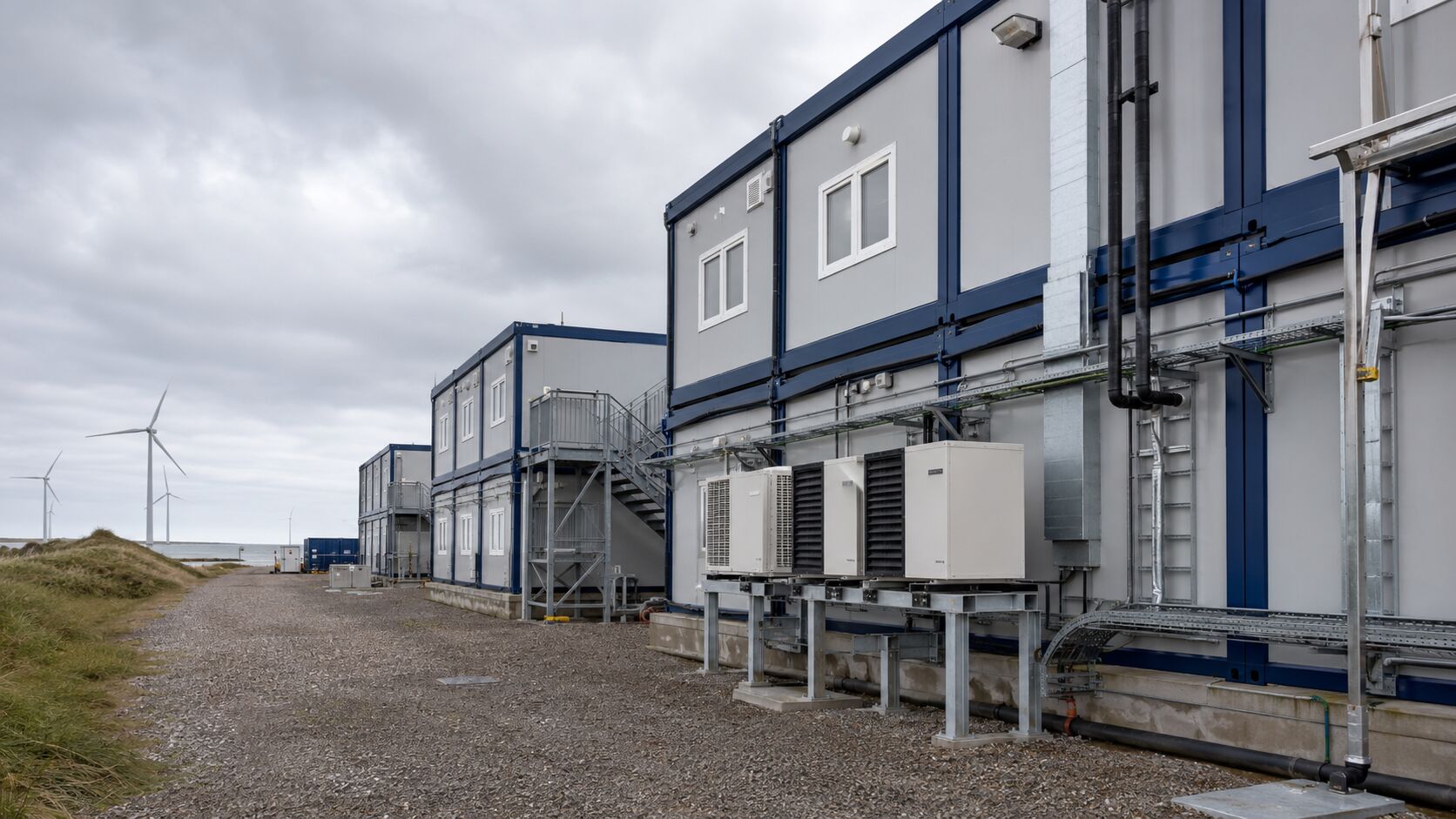 Coastal Wind Farm Modular Building Case Study in Esbjerg, Denmark