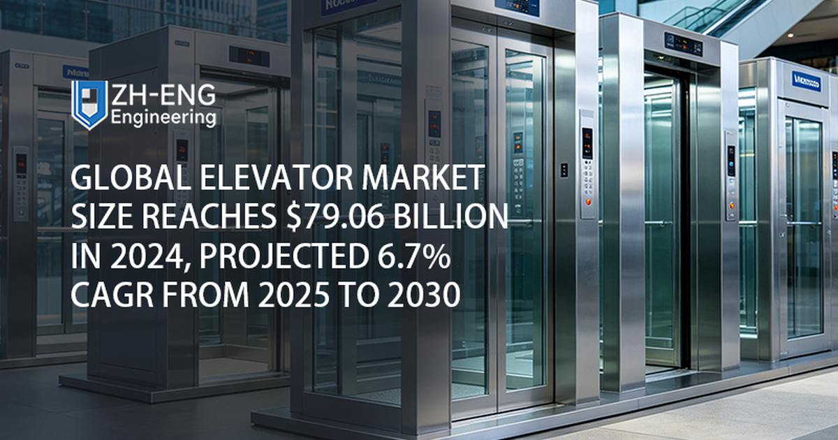Global Elevator Market Size Reaches $79.06 Billion in 2024, Projected 6.7% CAGR from 2025 to 2030