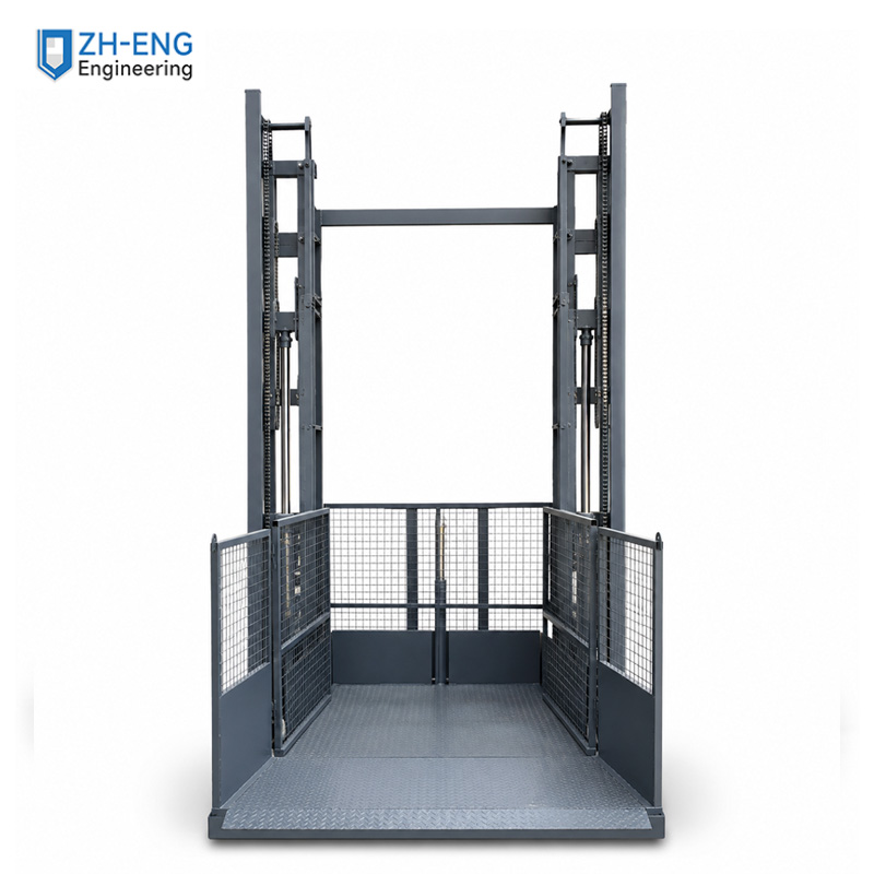 Guide‑rail Hydraulic Goods Lift