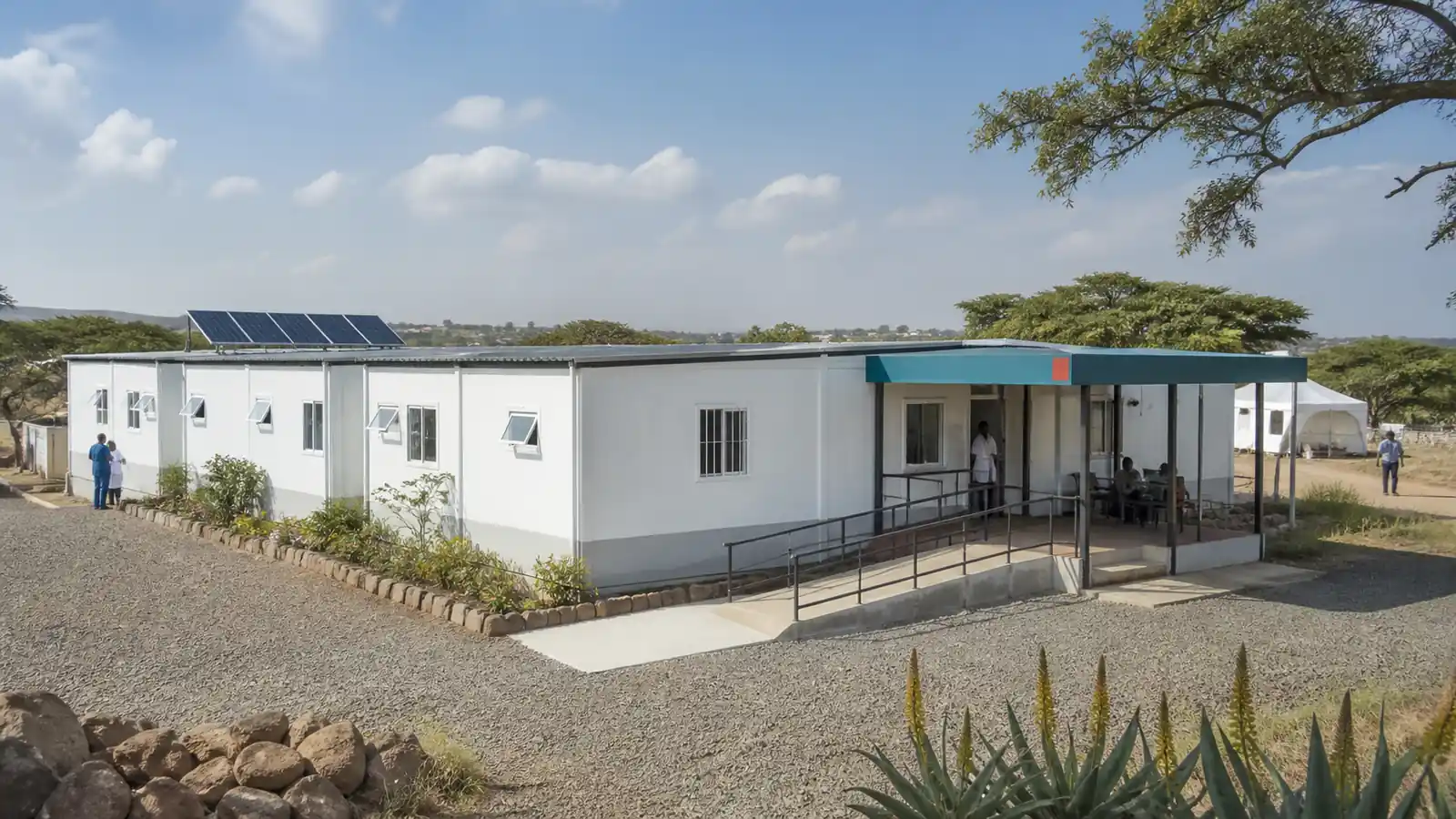 Modular Occupational Health Clinic for a Copper-Mining Expansion in Zambia