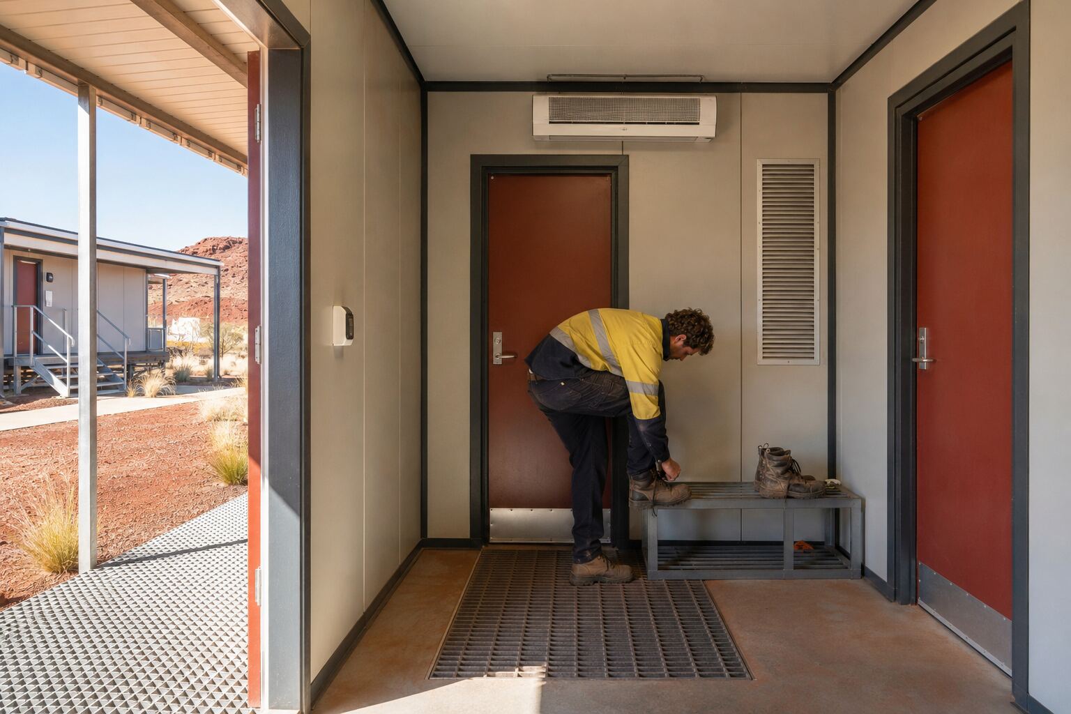 Heat-Resistant Modular Mining Camp in Australia: Rapid Accommodation for a Pilbara Iron Ore Project