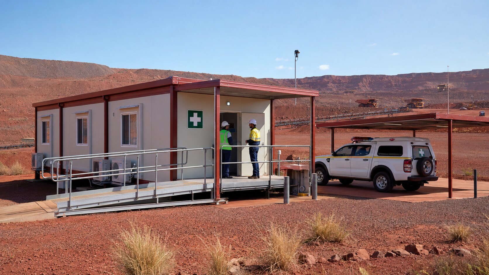 Modular Mining Accommodation Camp near Newman, Western Australia