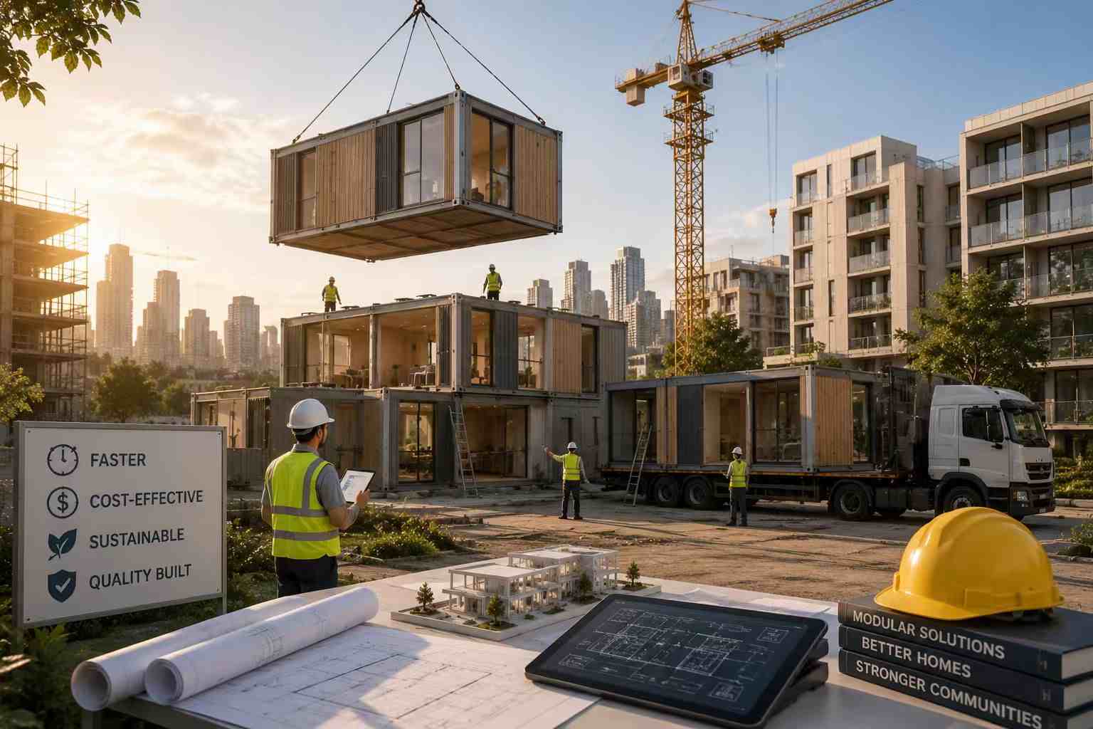 モジュラー構造は住宅危機への対処にどのように役立ちますか？工場で建てられた住宅のメリットを浮き彫りにする新しいプロジェクト