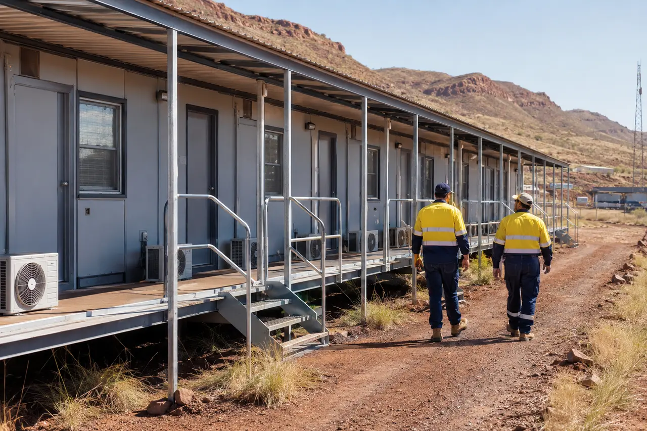Modular Accommodation Camp for a Remote Mining Project in Western Australia